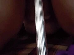 riding dildo all the way pov bbw