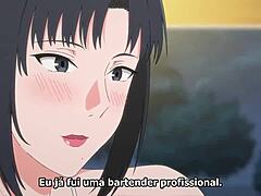 Intense emotions as mother gets fucked doggystyle in hentai