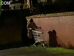 Cracky struts her slutty side in public spaces