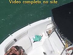 blonde chick giving it up in front of the captain for wild anal