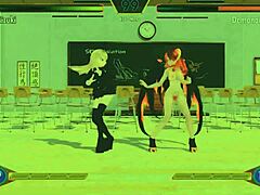 Hey, wanna play this horny hentai fighter game?