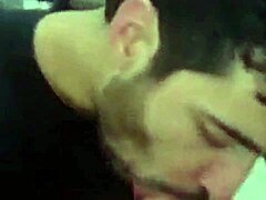 marcos goiano gives blowjob to monster cock