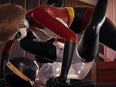 Incredibles - Violet Parr Creampied By Helen In Wild Double Futa 3D Action