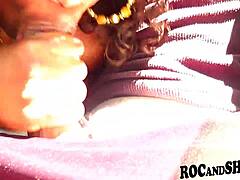 hardcore sex by ebony couple with anal blowjob assfucking