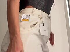 Wife Changing Clothes In Store Dressing Room!