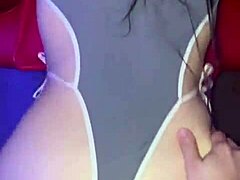 Wife gets doggystyle from old cuckold husband