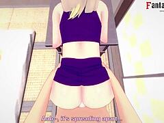 Ino yamanaka titijob and fucked naruto