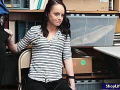 I caught thief Kylie Martin and nailed her with my cock as lp officer