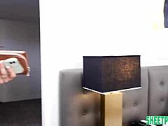 Jazlyn Ray a Perky Ray of Sunshine with Perfectly Natural Boobs Bent Over