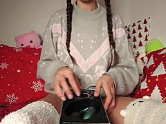 Daddy Gifts Sex Toy To Daughter For Christmas