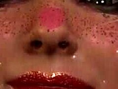 Teen cartoon slut pisses in bathroom while getting tight ass fucked hard