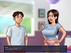 Anime and cartoon-based porn game Summertime Saga 206