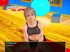 Blonde amateur with small tits in homemade family game fun 😊