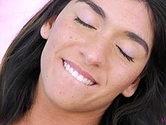 Stunning Brunette Model Shows Amazing Body Closely