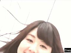 Tight Japanese cute girl displaying features