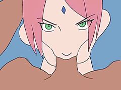 sakura haruno in animated hentai compilation scenes