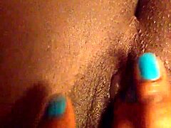 Playing with My Pretty Ebony Pussy