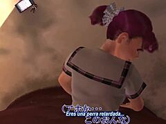 3D Anime Hentai With Rina And Hole, Subtitled In Spanish