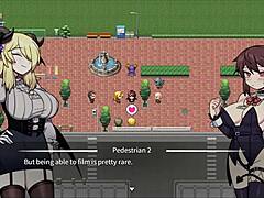 corporate succubus gives blowjob and gets fingered? bound and spanked in bondage!