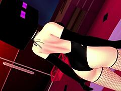 Enderwoman Minecraft in Hentai 3D Swimsuit Wants Wild Fun Now!