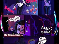 Cartoon Party with Comic Anime Hentai Characters