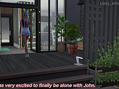 Stripper Enjoys Multiple Interactions In Sims 4 Animation