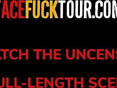 Amateur Latina Gets FACE FUCKED Hard Against Wall