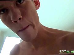 Hey boys, check this cute twink bareback POV action at home
