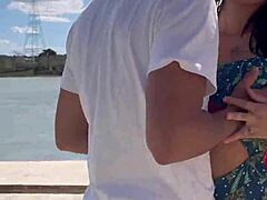 Girlfriend moans loudly on boyfriend's dick