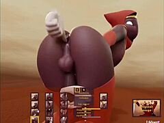 cartoon hentai guy gets anal pounding from hot moreno