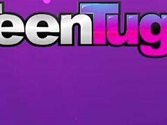 Redhead Teen Gives Intense Tongue Job.