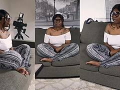 Chloe leone thick ebony gets asshole stuffed