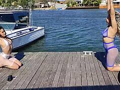 Hell yeah, dancing Latina burns calories with a hot cum blast!