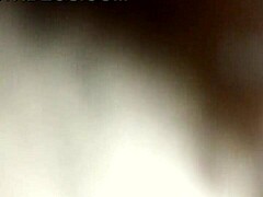 Black milf amateur with hairy beaver in scene