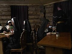 Obedient Jadilika Nun Submits To Priest For Sinful Absolution In Vicious Monastery