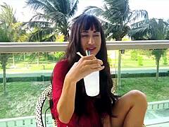 Sexy Beauty Girl Reveals Flawless Makeup Secrets Step by Step