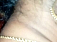 Desi Indian village babe's bare boobs spotted by sneaky dever before action.