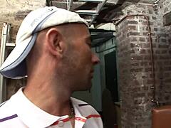 Hardcore Action In Parisian Backroom