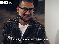 Sovereign syre gets her natural tits covered in cum after intense blowjob and riding