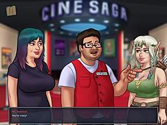 Summertime Saga 119 features big tits and sexy scenes. The anime hentai game continues with enticing cartoon adventures.