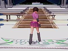 Reiko MAKES A SEXY ENTRANCE in Rumble Roses