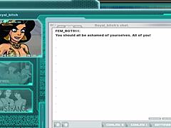 Chatting with the princess in Akaburs Star Channel 34 Part Nine. 👑