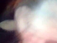 Hot step mom sucks and strokes my big cock.