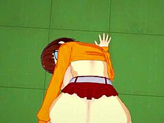 Velma Dinkley solves mystery with tight pussy in cosplay fun