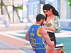 3D hentai preview: sexy basketball action