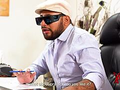 Morena venezolana passes porn casting with big ass