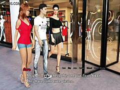 Waking Up Beside Sexy Topless Brunette in Game