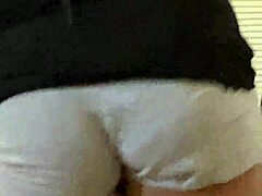 Anna Maria, a hot milf from the Dominican Republic in booty shorts