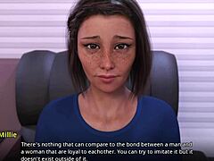 wvm 159 cedey will not stand for millies insults in this blonde brunette anime college cartoon.