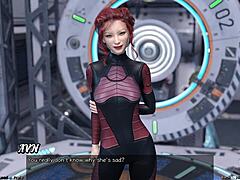 Stranded In Space 94: Mature Asian Milf Scientist Showcases Her Big Tits Project In 3D Anime Hentai Dating Game